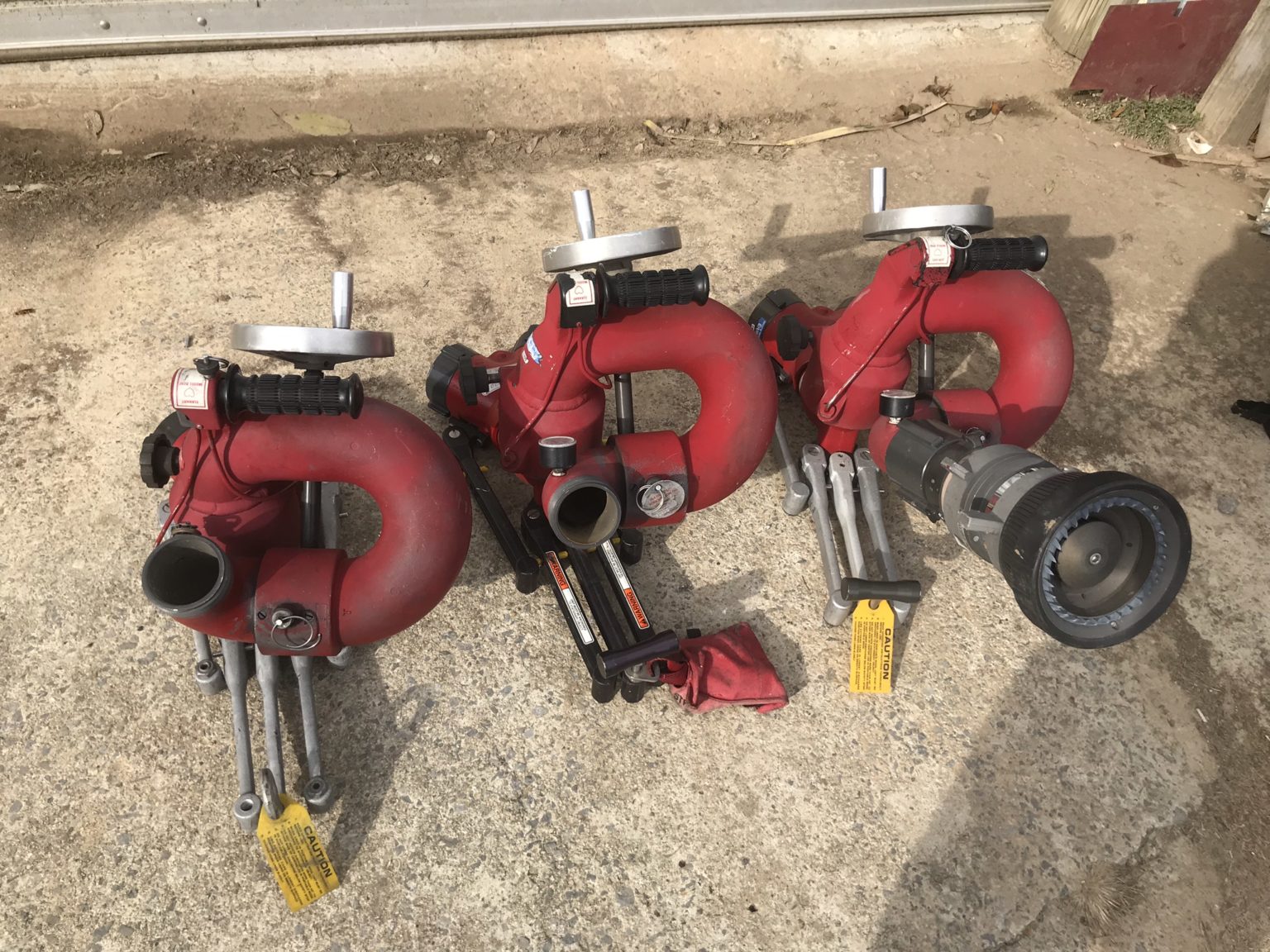 Assorted Deck Guns (A2553) Fenton Fire