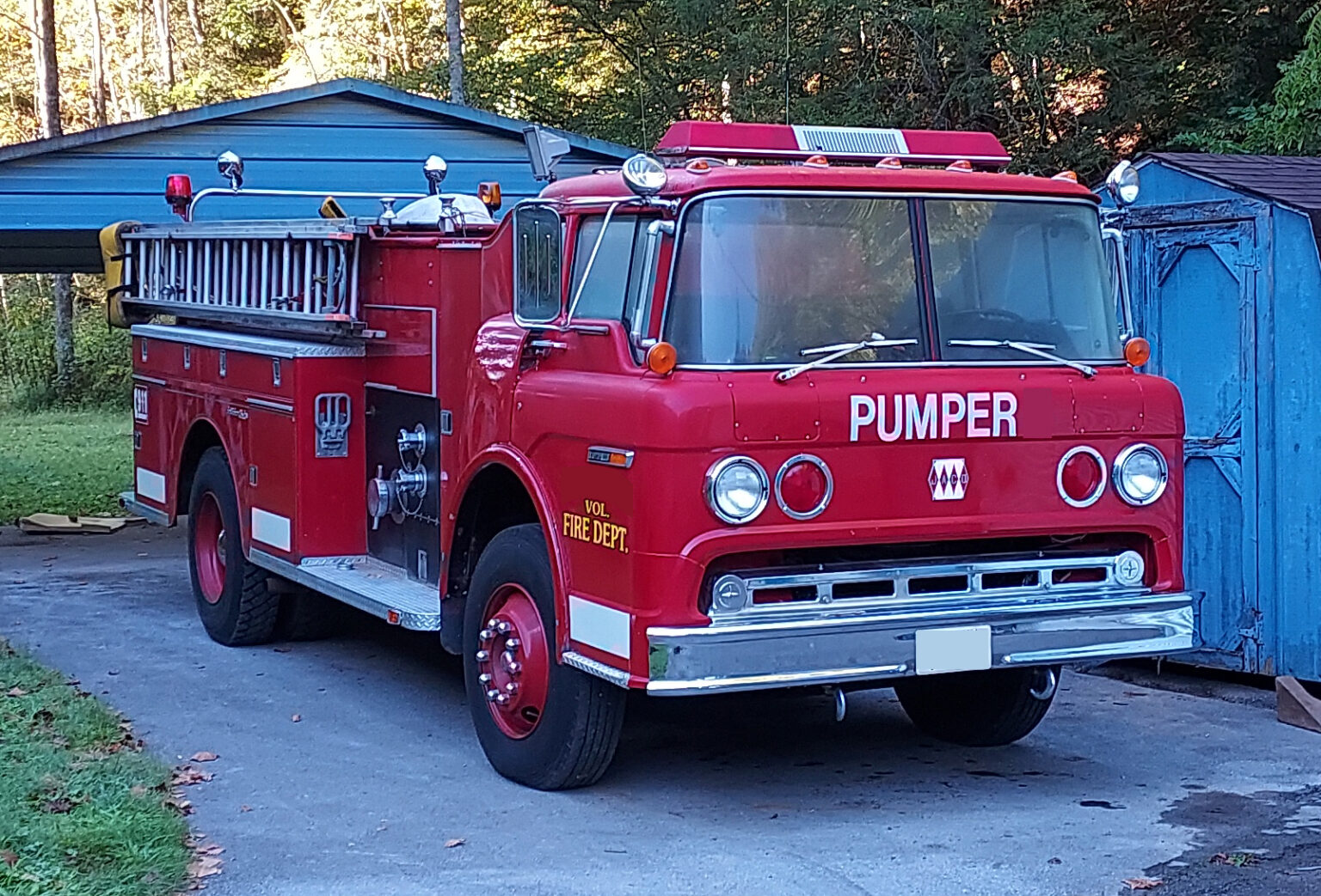 1972 Ford Pumper 750/750 (U0850) Fenton Fire
