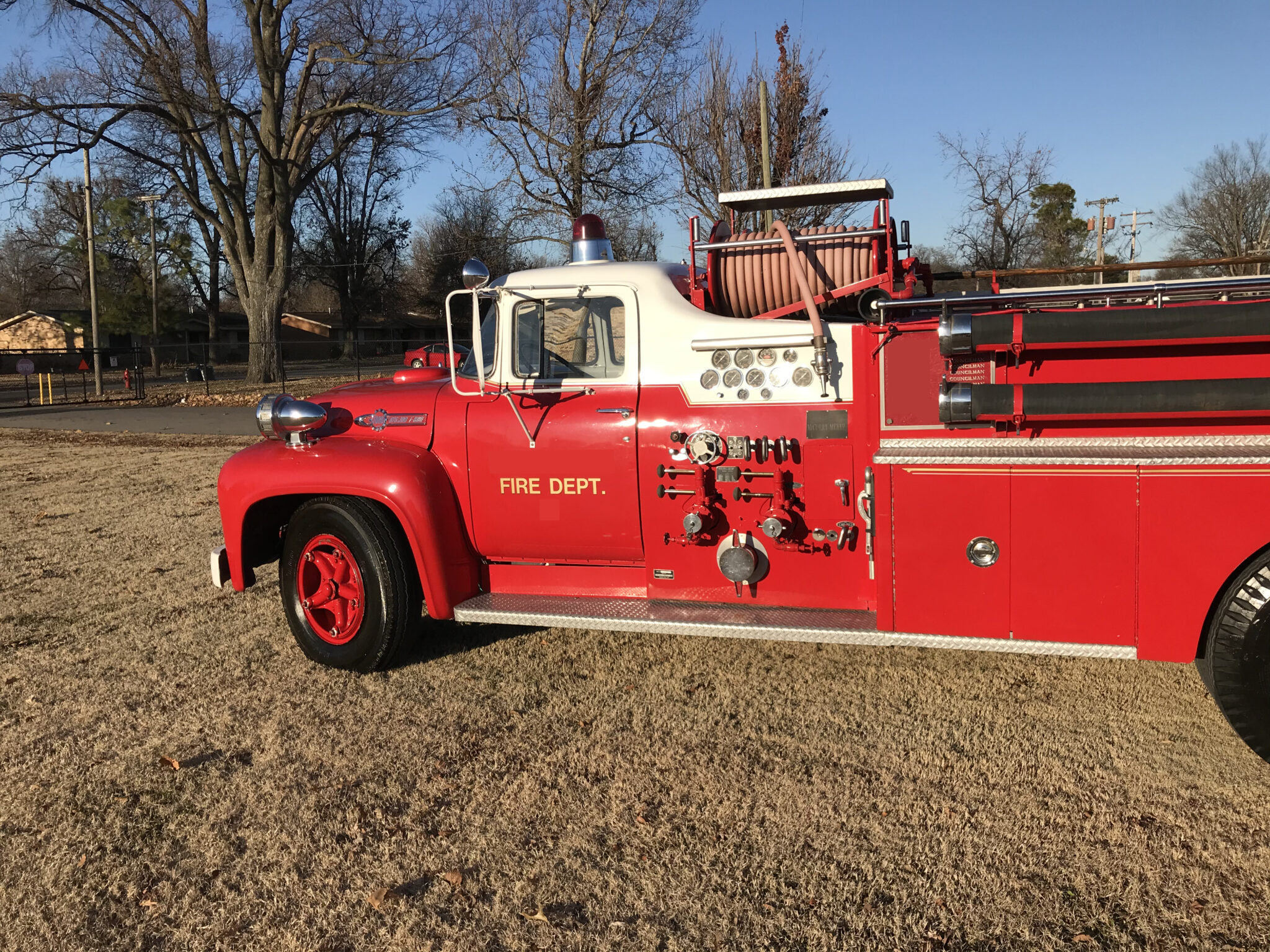 1956 Ford BigJob 800 Antique Pumper (U0858) | Fenton Fire