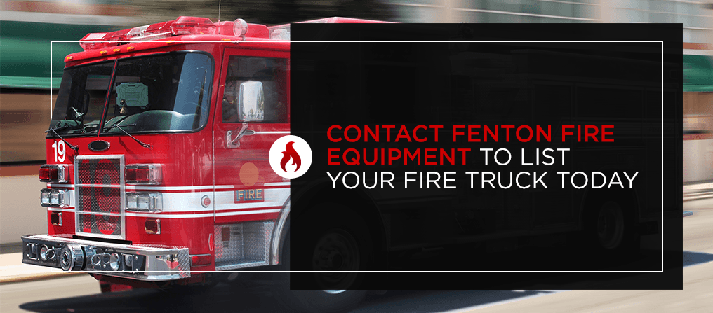 Contact Fenton Fire to List Your Fire Truck