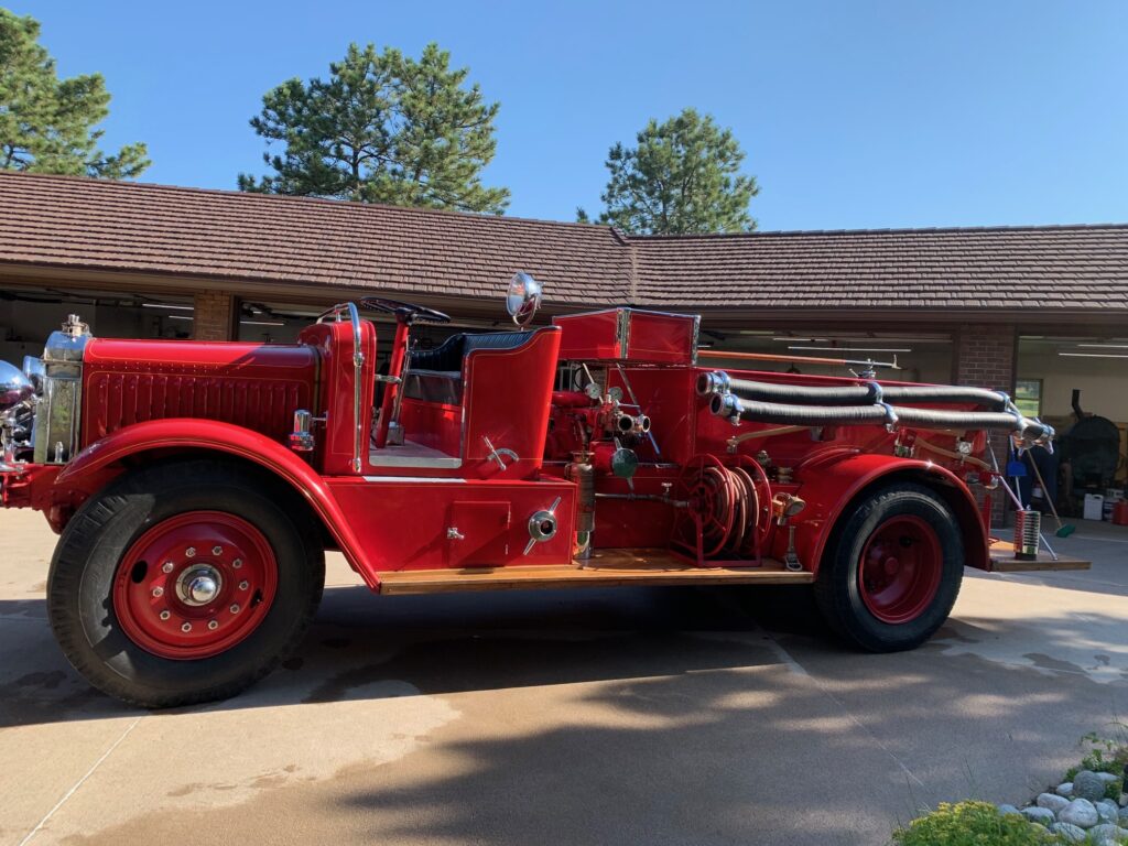 Antique Fire Trucks Vintage Equipment Fenton Fire