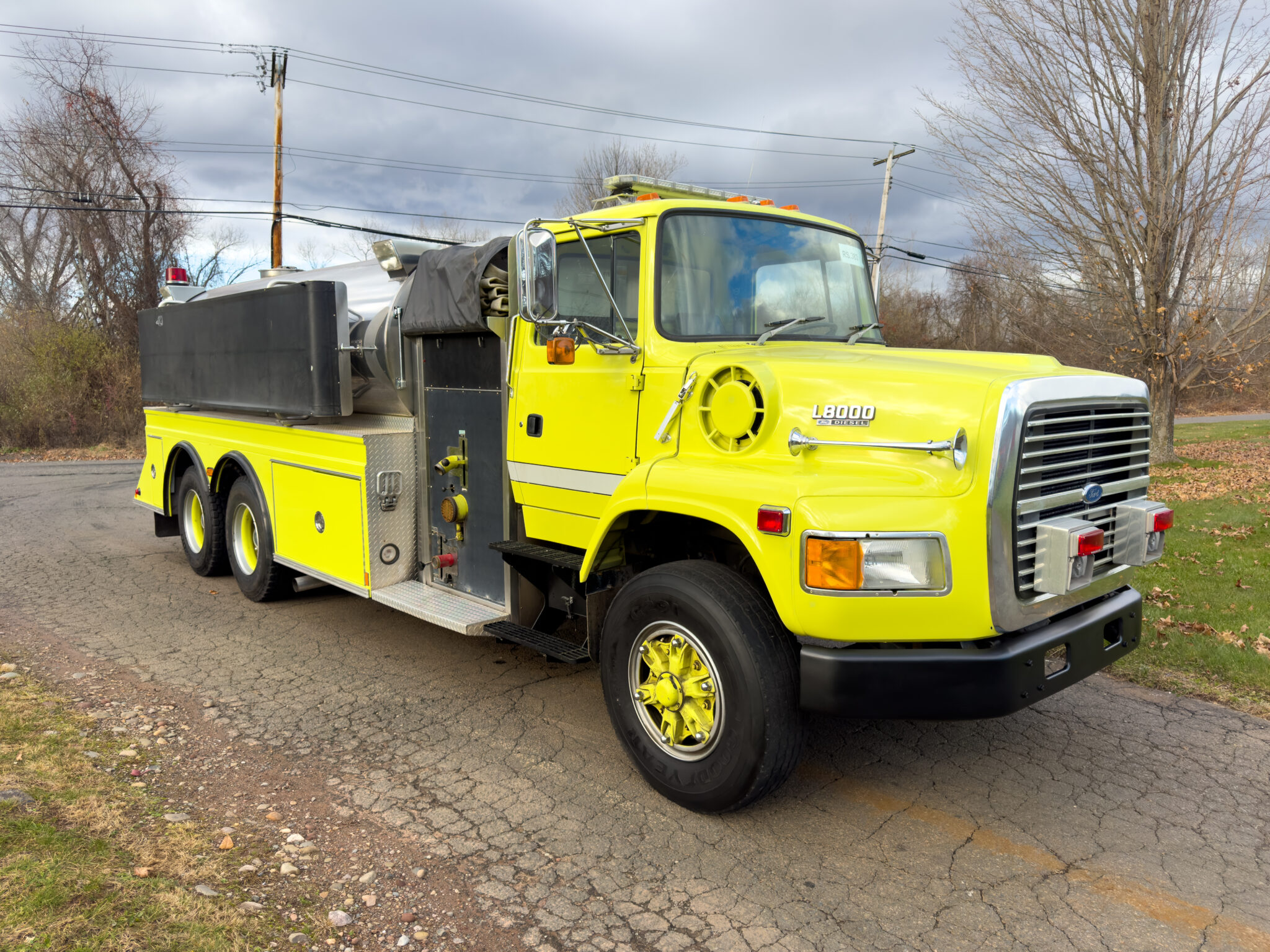 1993 ford 3000 gallon pumper tanker 750 3000 t1385 fenton fire