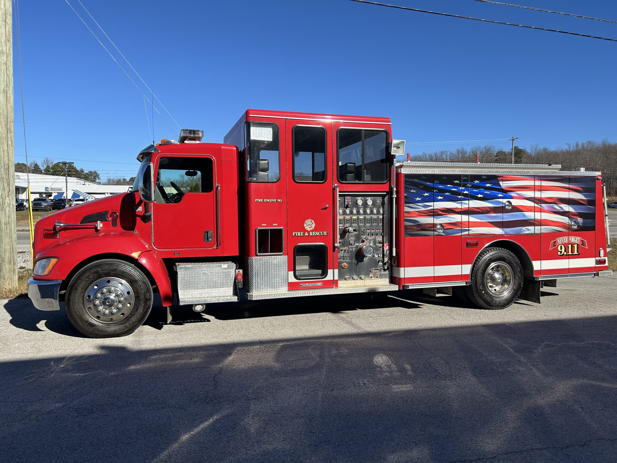 2008 Kenworth Pumper 1500/750 (E4806) Fenton Fire