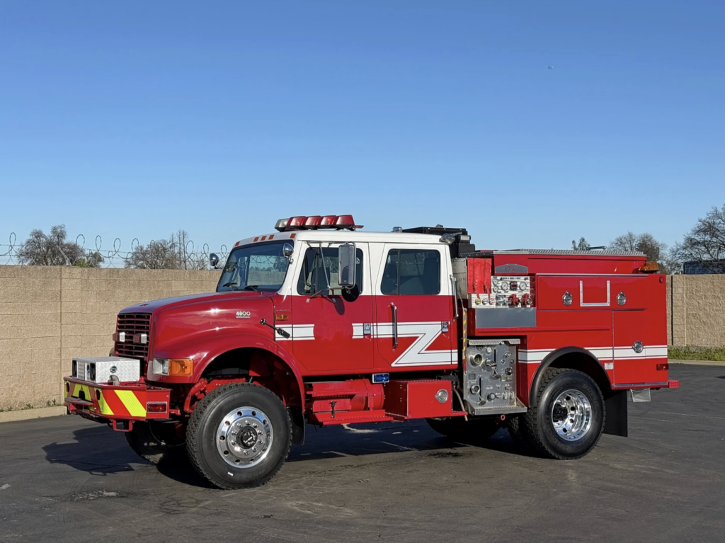 Fire Engine R 500 2001 International 4800 4x4 Type III Fire Pumper 500/500 (W1563 ...